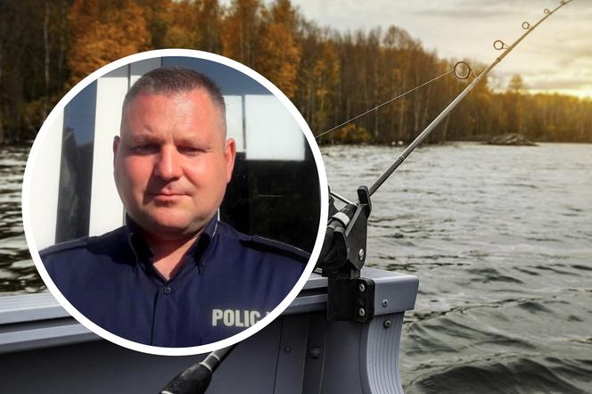 Policjant był na spacerze z kilkumiesięcznym dzieckiem. Uratował życie rybakowi!