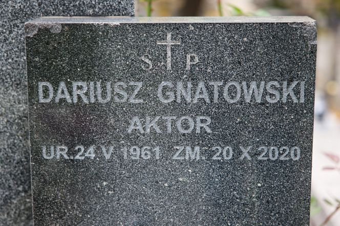 Tak wygląda grób Dariusza Gnatowskiego "Boczka"