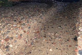 Potężna ulewa w Olsztynie. W Barczewku opady uszkodziły most