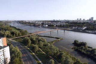 Most pieszo-rowerowy na Pragę. Powstaje nowa wizytówka Warszawy