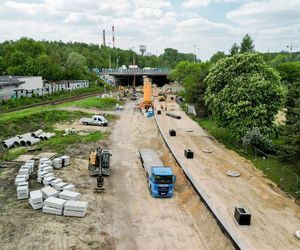 Postęp prac na węźle katowickim 