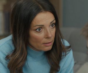 Barwy szczęścia odc. 3203 po wakacjach. Kasia (Katarzyna Glinka), Ksawery (Bartosz Gruchot)