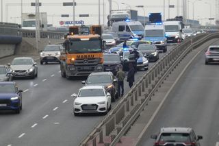 Warszawa. Pościg za kradzionym autem 