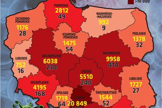 Koronawirus w woj. łódzkim. W którym powiecie jest TERAZ najwięcej zakażonych? [DANE]