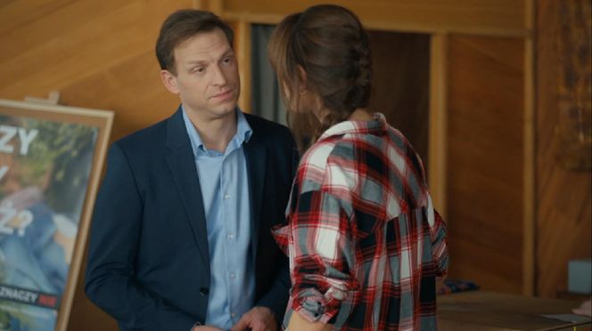 Barwy szczęścia, odcinek 3153. Celina (Orina Krajewska), Łukasz (Michał Rolnicki)