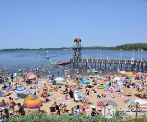 Plażowicze opanowali Pogorię III. Rekordowa frekwencja