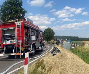en strażak to prawdziwy bohater! Pan Tomasz ryzykował życiem, by ratować kierowcę z płonącego TIR-a
