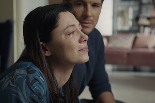 M jak miłość, odcinek 1721: Iza (Adriana Kalska), Marcin (Mikołaj Roznerski)