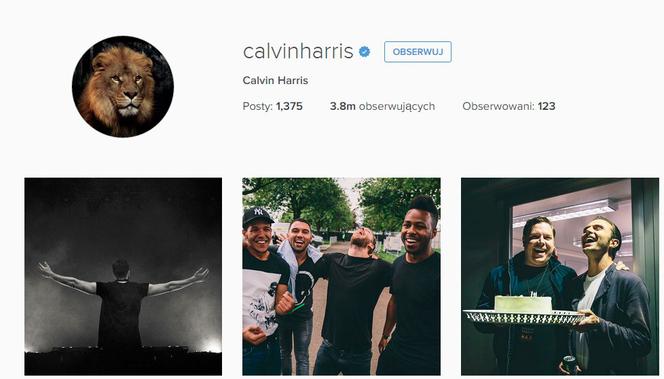 Calvin Harris Instagram