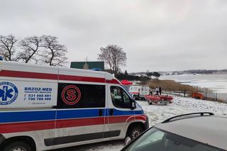 Strażacy OSP szkolili się pod okiem ratowników WOPR Radom z ratownictwa lodowego 