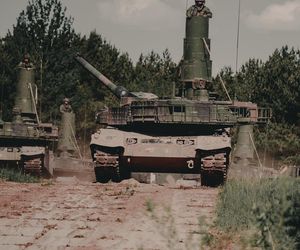 Czołgi K2 podczas ćwiczeń