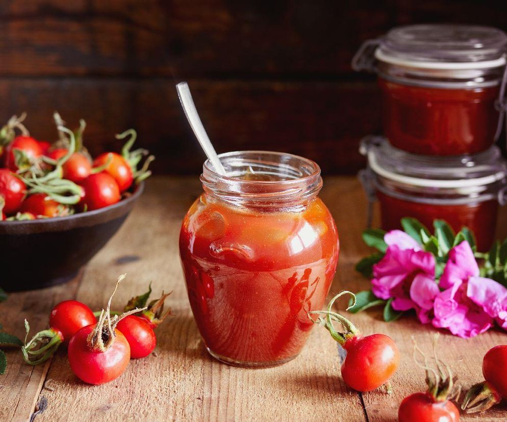 szwedzka konfitura z dzikiej róży