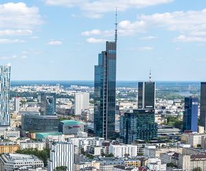 Panorama Warszawy z wieżowca Skyliner