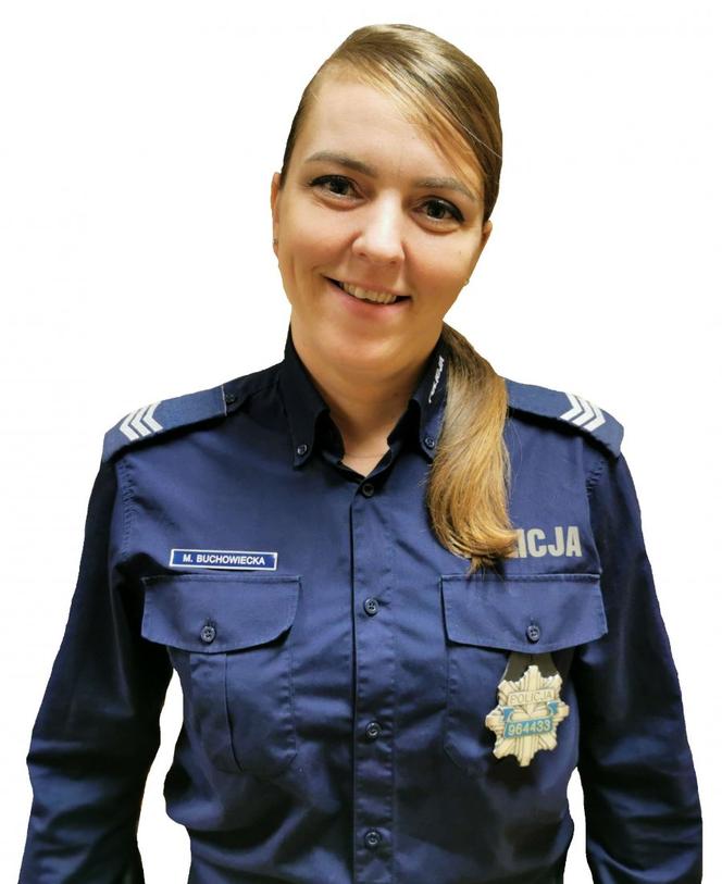 sierżant sztabowy Marta Buchowiecka (KOMISARIAT POLICJI II W BIAŁYMSTOKU)