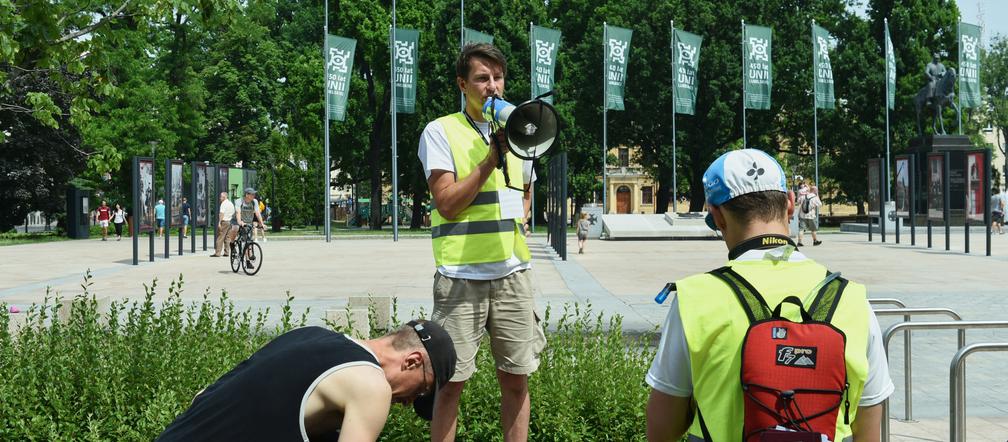 Rowerzyści i rolkarze przejechali przez Lublin. Trwa Ekopiknik nad Zalewem
