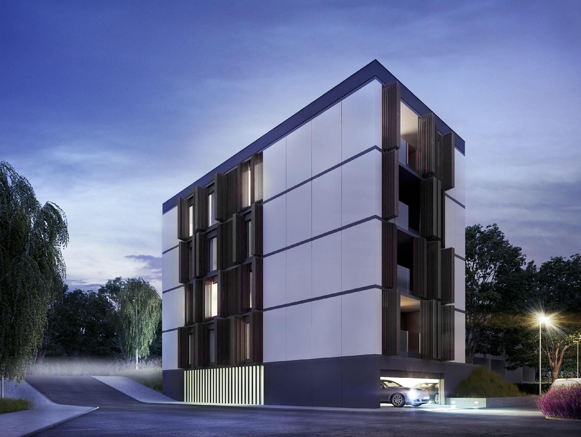 Apartamentowiec nad Zalewem Zegrzyńskim; budynek północny, wizualizacja. Fot.materiały prasowe Eko-Park S.A.  