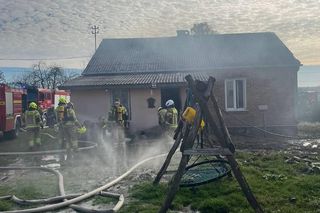 Dzielnicowa z Ostrowa Lubelskiego uratowała sześć zwierząt z płonącego domu