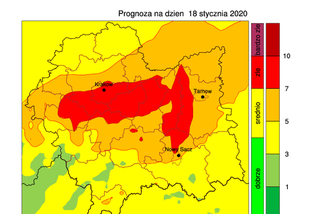 Prognoza smogu w Małopolsce