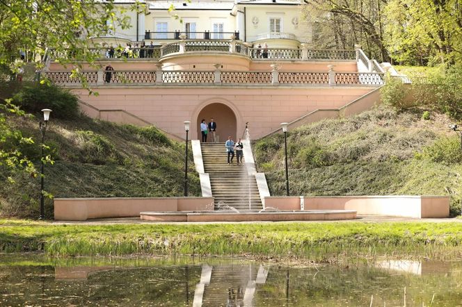 Warszawa. Zabytkowy ogród tarasowy SGGW 