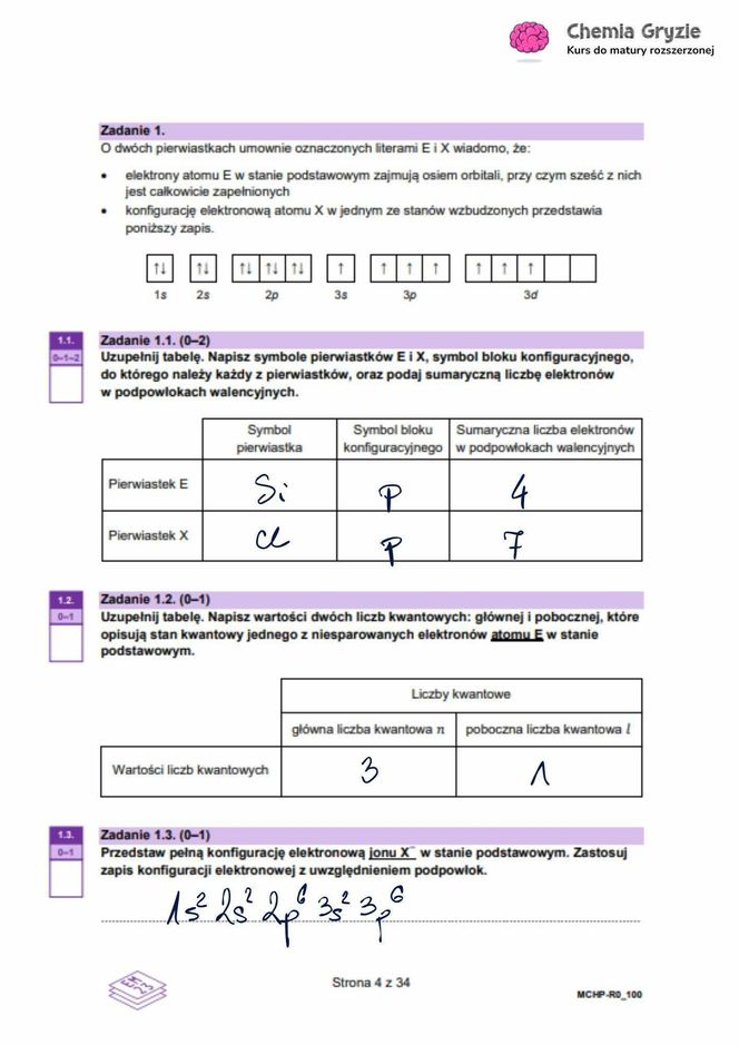 Matura 2025 chemia rozszerzona - odpowiedzi do wszystkich zadań z arkusza CKE 16.05.2025 - Formuła 2023