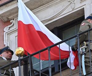 Uroczyste obchody Dnia Flagi w Warszawie