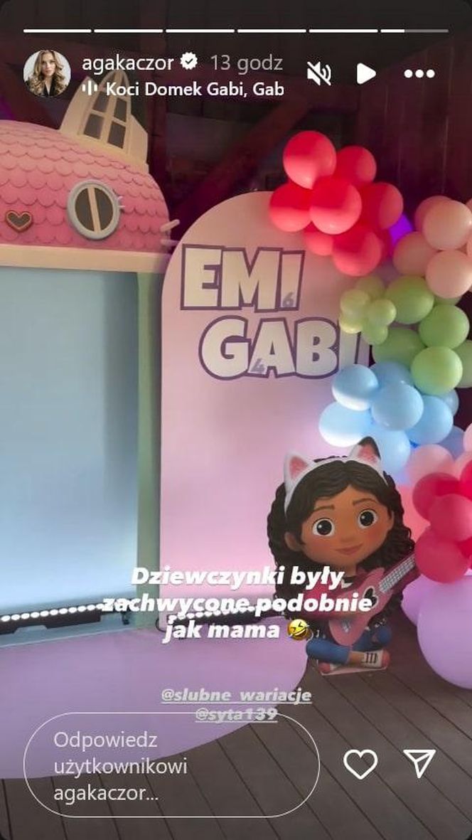 Kaczorowska nie żałuje na dzieci! Tak wyglądały luksusowe urodziny Emilki i Gabrysi