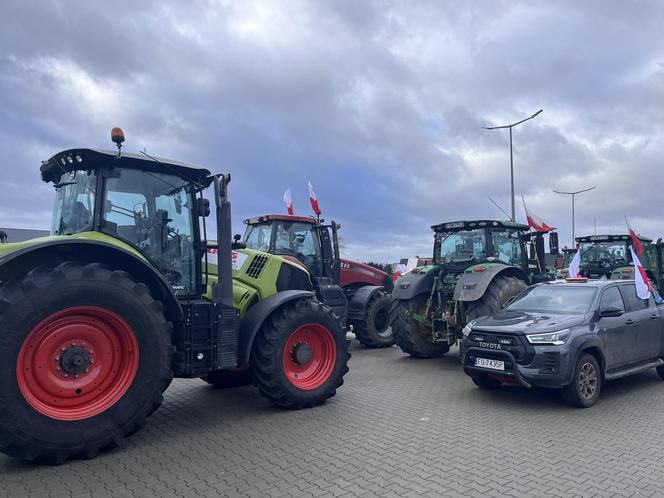 Protest rolników w Gorzowie