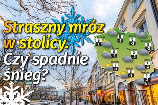 Warszawa: Pogoda na wtorek. Czy w stolicy spadnie śnieg?