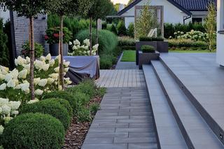 Ogród Nowoczesna Elegancja autorstwa pracowni Ogrodowa Aura