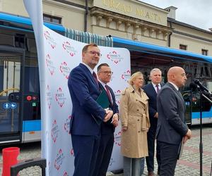 Prezentacja elektrycznych autobusów w Zamościu