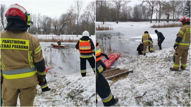 Ciało 44-latka pod Płockiem! Dryfowało w stawie [ZDJĘCIA]