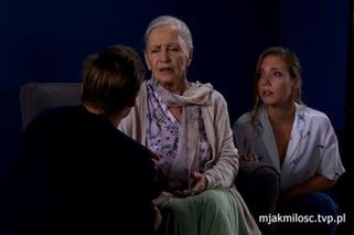 M jak miłość. Aga (Ina Sobala), Olek (Maurycy Popiel), Olga (Anna Milewska)