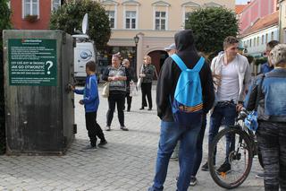 Sejf na rynku w Dzierżoniowie