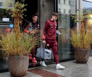 Piłkarze wyjechali na mecz Polska - Litwa