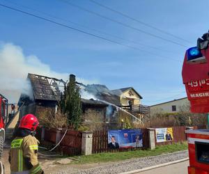 Pożar domu w Węglowie! Rodzina straciła dorobek życia