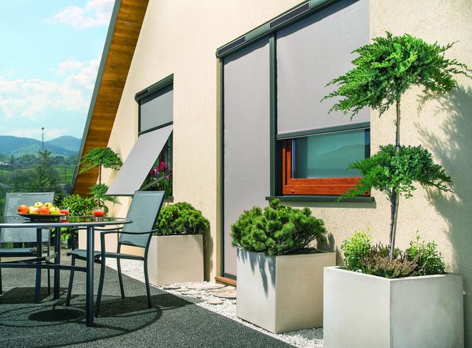 Ochrona na okno przed upałem: Markizoleta VMB Z-Wave i VMB Solar do okien pionowych