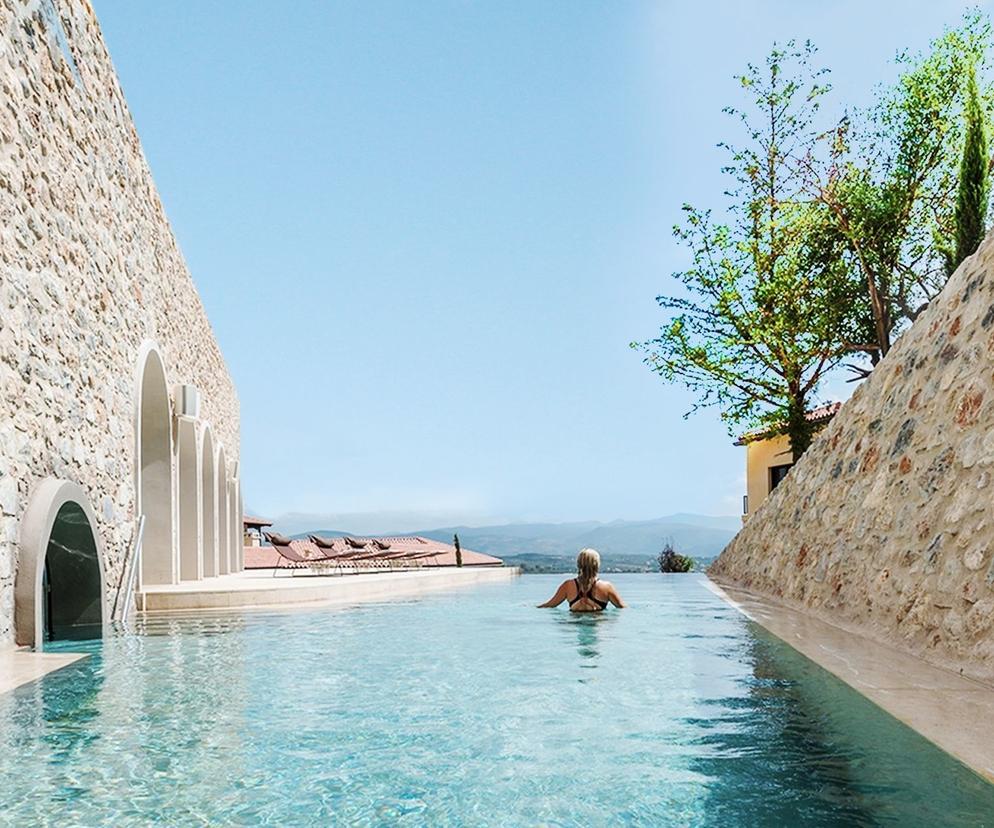 Wielokrotnie  nagradzane Euphoria Spa  (proj. DecaArchitecture, Natalia  Efraimoglou & Partners)