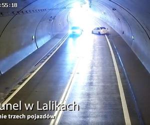 Wstrząsające nagranie z wypadku w tunelu. Kierowca pędził 170 km/h!