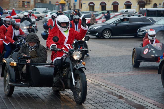 MotoMikołaje na ulicach Lublina! Odwiedzili dzieci w szpitalach