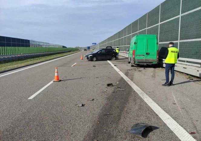 Sędziszów Małopolski. Kraksa na autostradzie A4