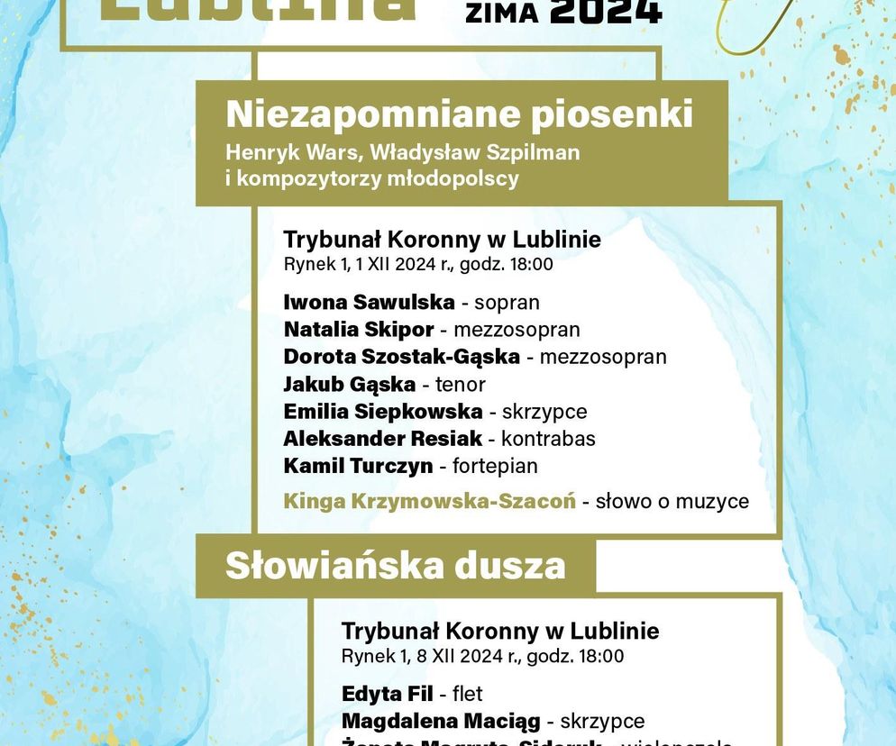 Fonie Lublina - plakat koncertu