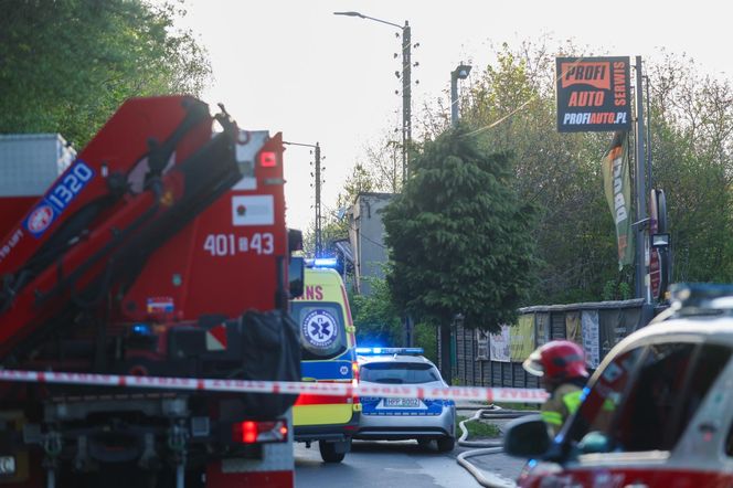 Wybuch gazu w Wojkowicach. Dom jednorodzinny częściowo się zawalił