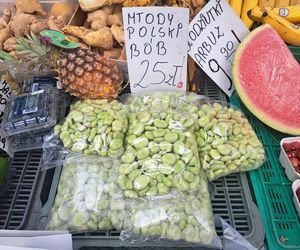 Ceny bobu 2025 na placu Imbramowskim w Krakowie