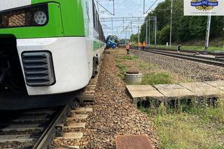 Pociąg Kolei Mazowieckich zderzył się z pociągiem towarowym