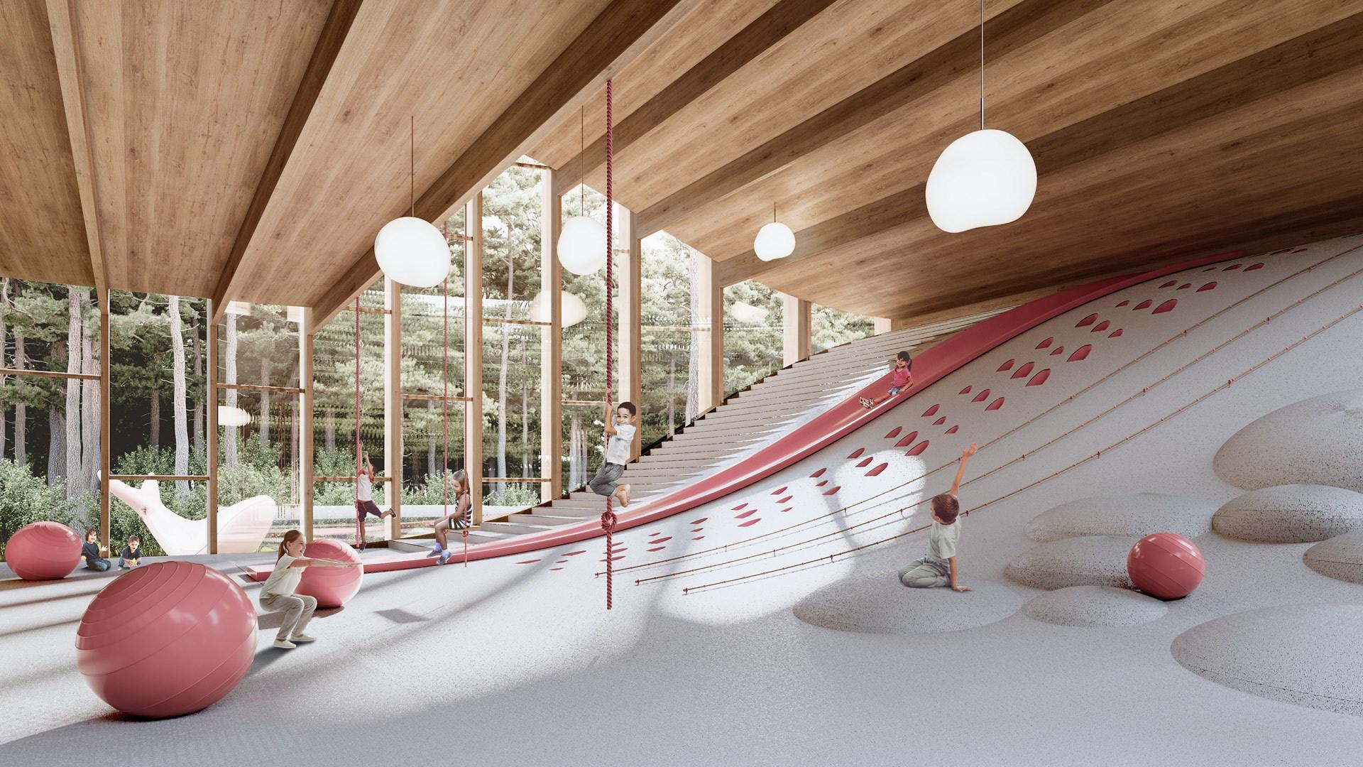 Wyniki konkursu na projekt biblioteki i przedszkola w Józefowie