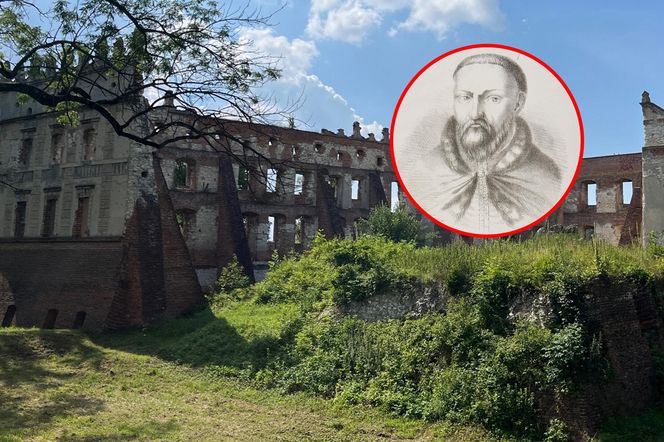 Ruiny zamku w Krupem pod Krasnymstawem
