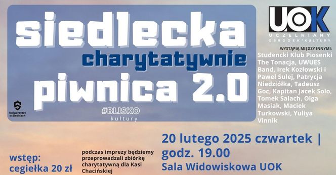 Siedlecka piwnica 2.0 zagra dla Kasi Chacińskiej