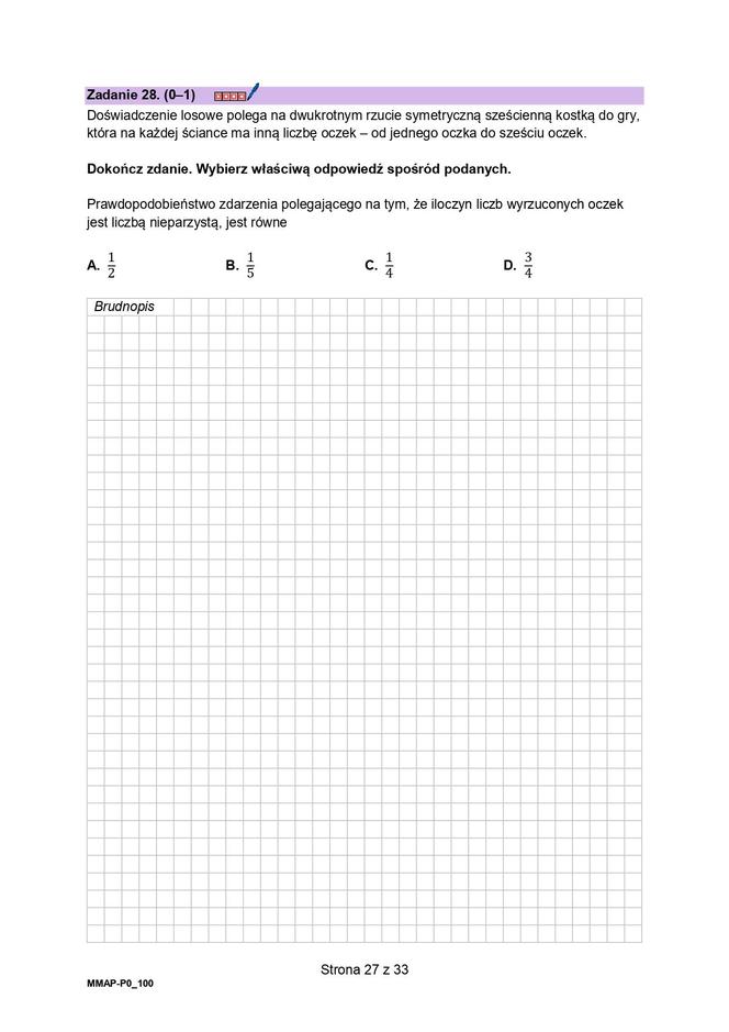 Matura próbna z matematyki 2023 - arkusz CKE