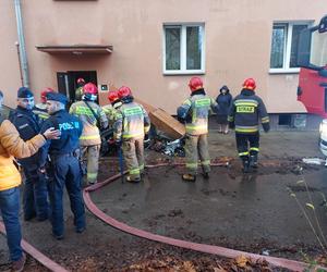 Pożar przy Żeromskiego w Starachowicach