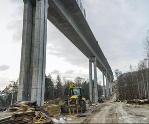 Tak w grudniu wygląda budowa obejścia Węgierskiej Górki